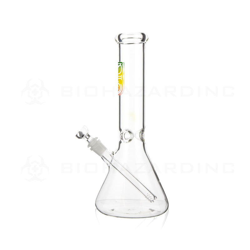 BIO Glass | 12" 50mm x 5mm Classic Beaker Water Pipe | Rasta Logo