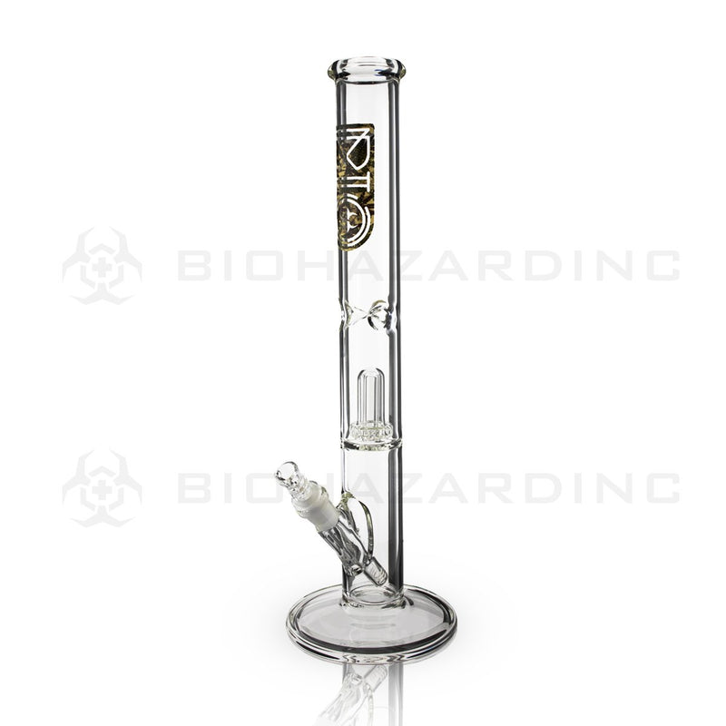 BIO Glass Straight | 18" 50mm x 5mm Showerhead Perc Water Pipe | Camo