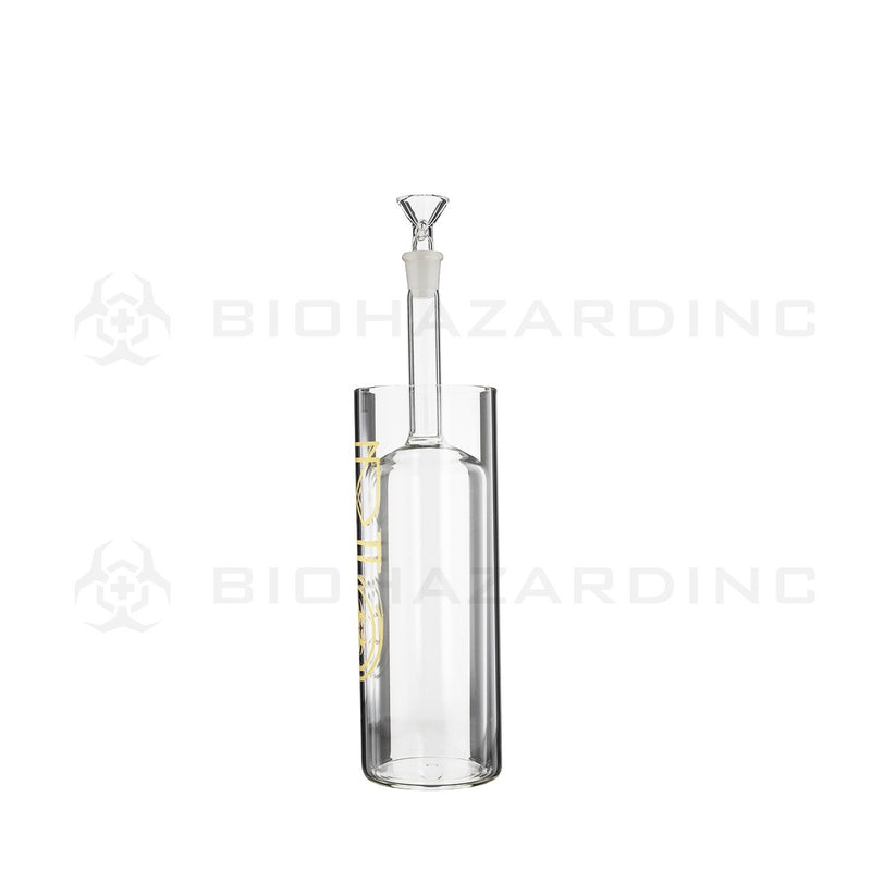 BIO Glass GRAVITY | 12" 75mm GB Water Pipe | Gold