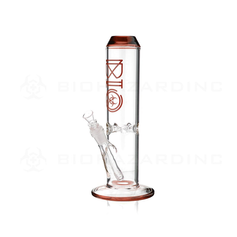 BIO Glass | 12" 65mm x 5mm Wide Chamber Straight Water Pipe | Amber