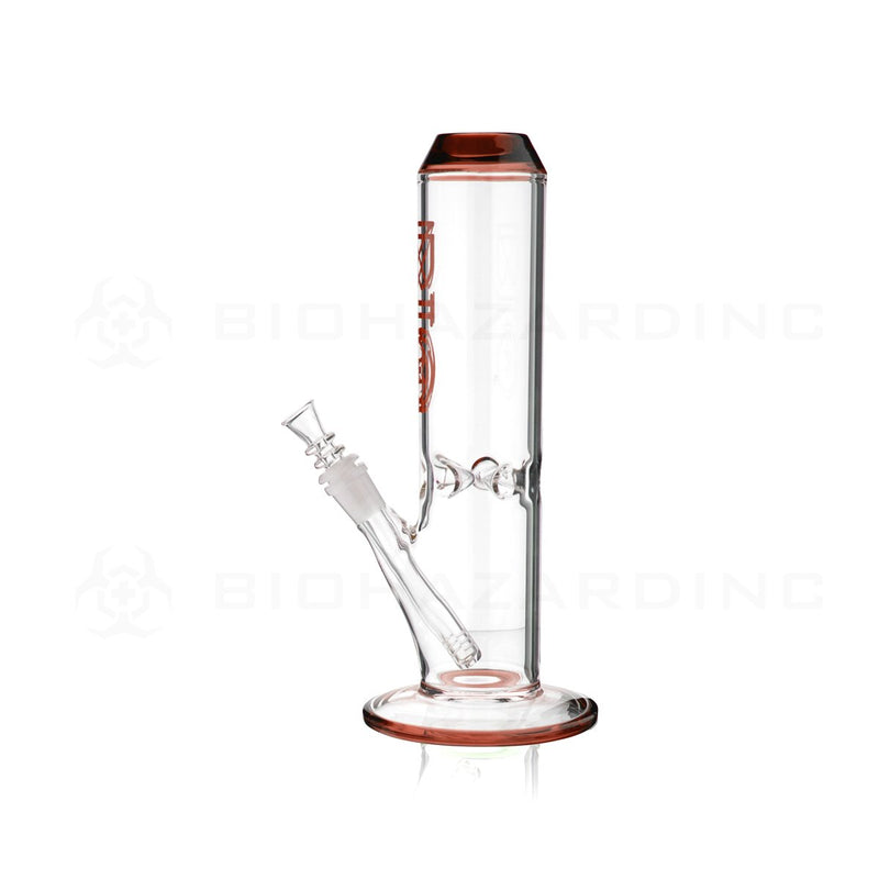 BIO Glass | 12" 65mm x 5mm Wide Chamber Straight Water Pipe | Amber