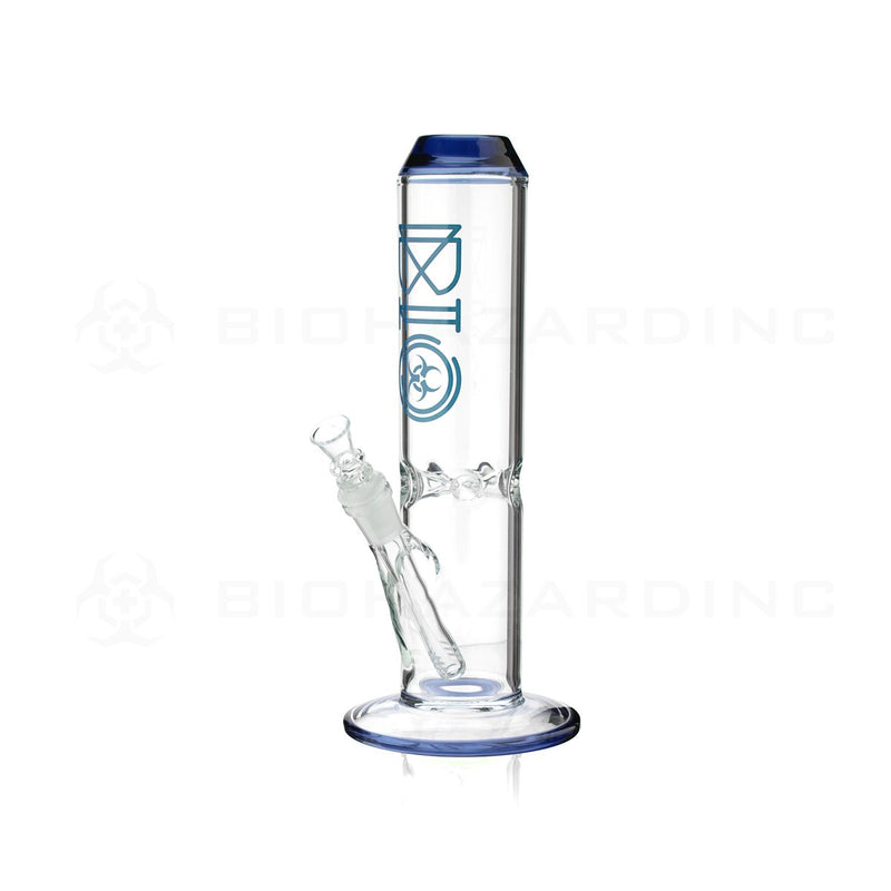 BIO Glass | 12" 65mm x 5mm Wide Chamber Straight Water Pipe | Blue