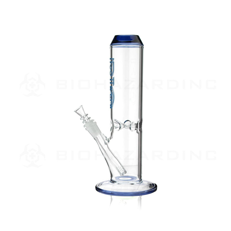 BIO Glass | 12" 65mm x 5mm Wide Chamber Straight Water Pipe | Blue