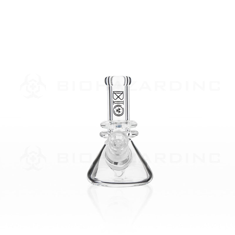 BIO Glass | 5" 25mm x 4mm Classic Beaker Water Pipe | Black Logo