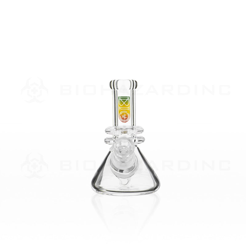 BIO Glass | 5" 25mm x 4mm Classic Mini Beaker Water Pipe | Rasta