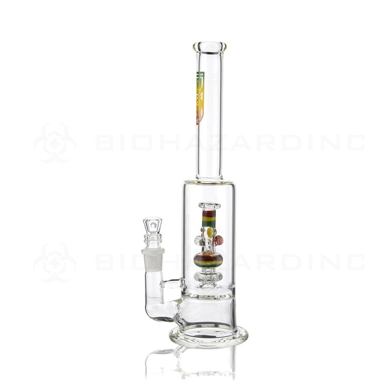 BIO Glass Stemless | 13" 65mm x 9mm Replica Mini Pipe Showerhead Perc Water Pipe | Rasta