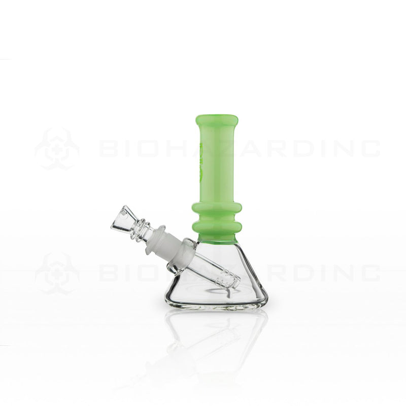 BIO Glass Heavy | 5" 25mm x 4mm Classic Mini Beaker Water Pipe | Jade Green