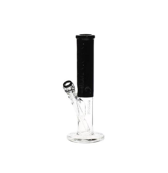 PURE Glass | 12" 50mm x 5mm Insight Straight Water Pipe | Black