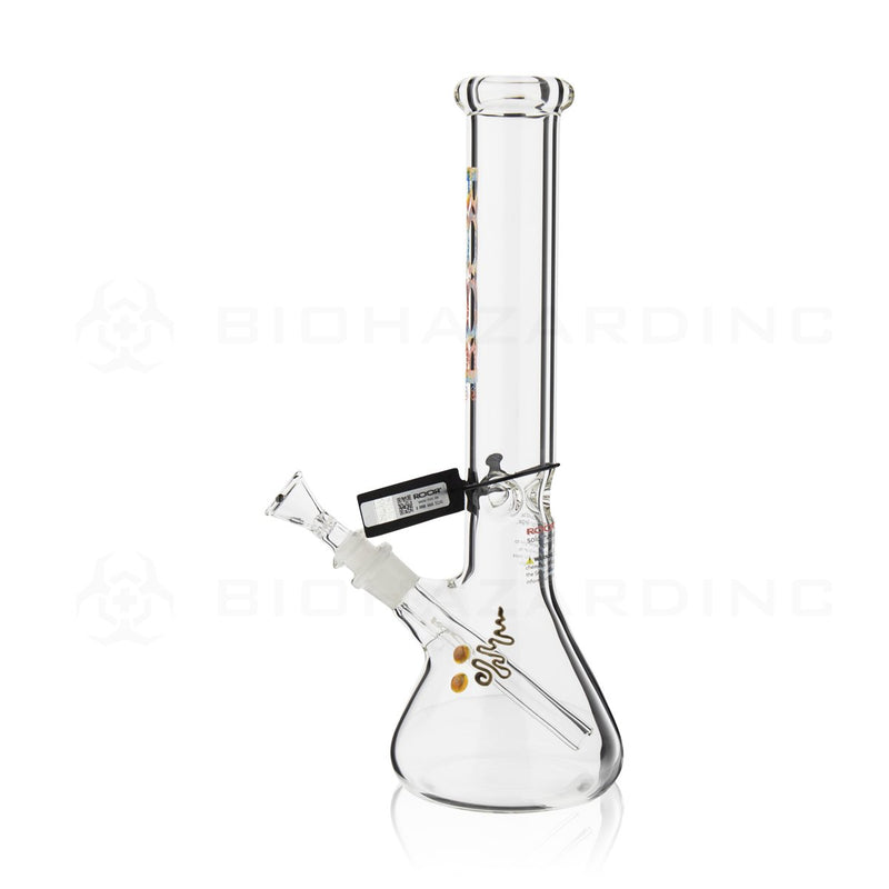 RooR® | 14" 45mm x 5mm Classic Beaker Waterpipe | Tie-Dye Logo