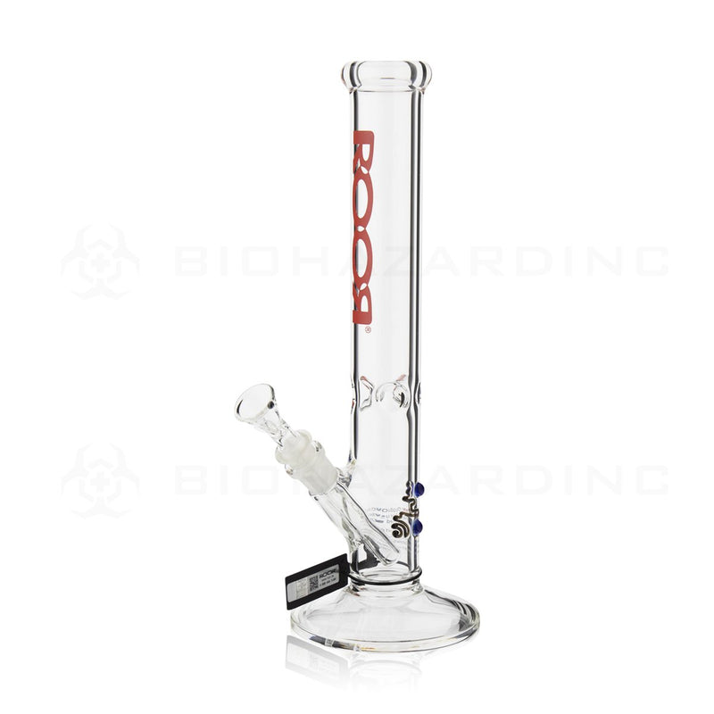 RooR® | 14" 45mm x 5mm Classic Straight Waterpipe | Red Logo