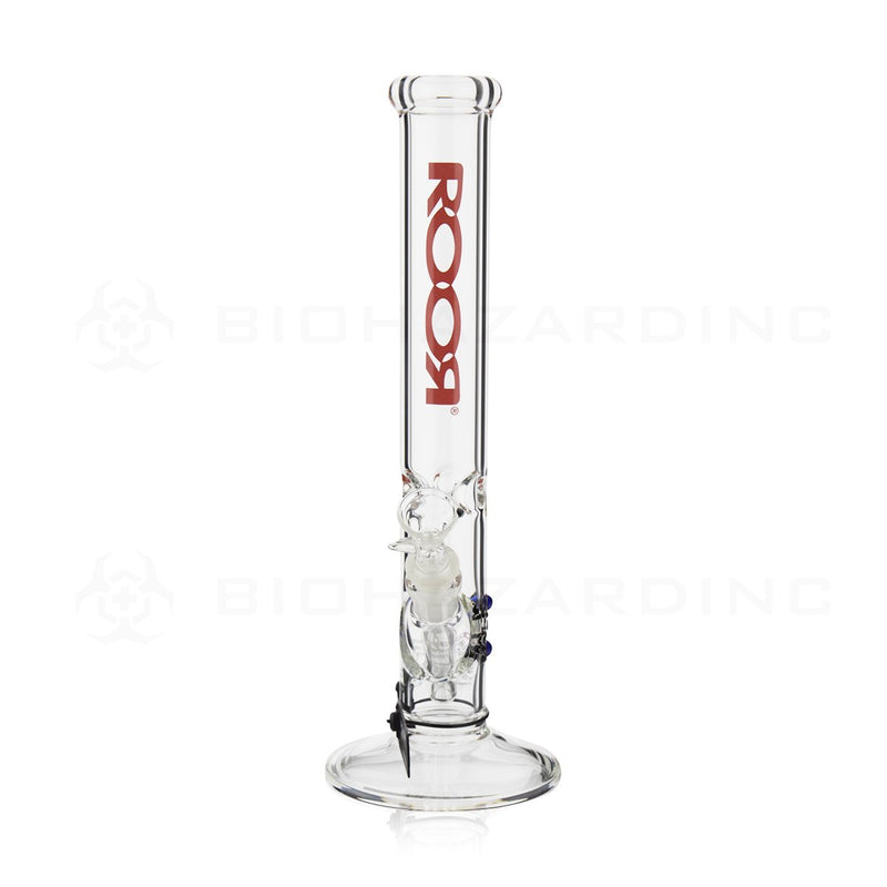 RooR® | 14" 45mm x 5mm Classic Straight Waterpipe | Red Logo