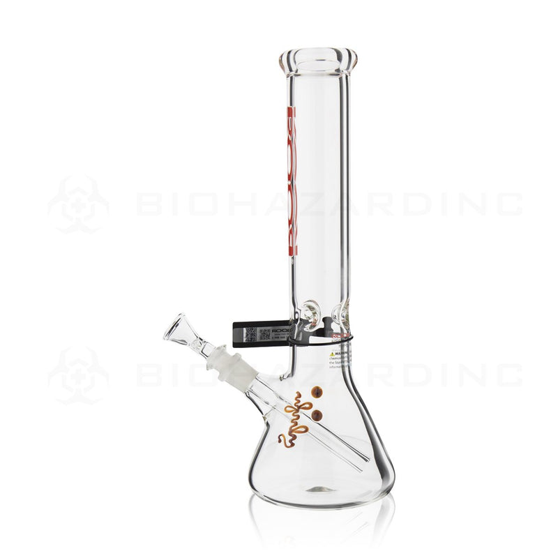 RooR® | 14" 50mm x 5mm Classic Beaker Waterpipe | Red Logo