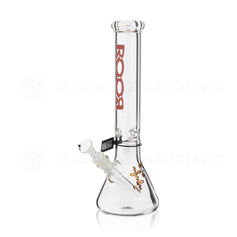 RooR® | 14" 50mm x 5mm Classic Beaker Waterpipe | Red Logo