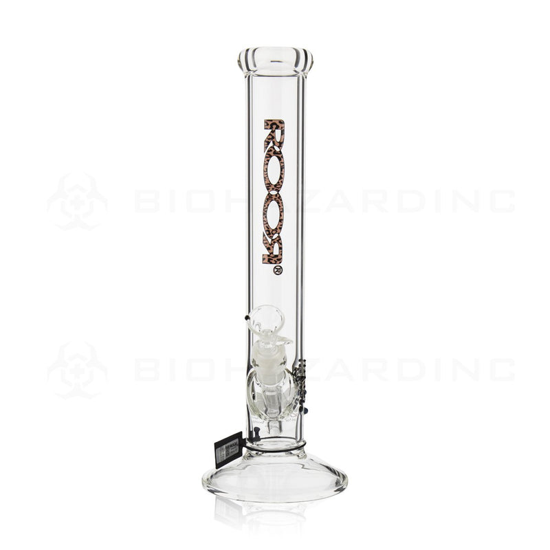 RooR® | 14" 50mm x 5mm Classic Straight Water Pipe | Cheetah Logo