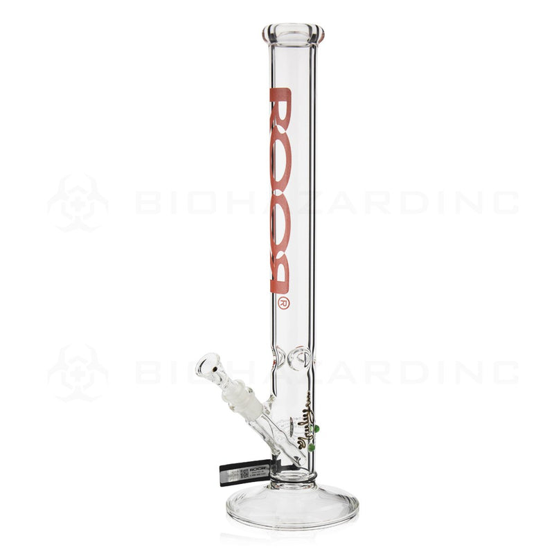 RooR® | 18" 45mm x 5mm Classic Straight Water Pipe | Red Logo