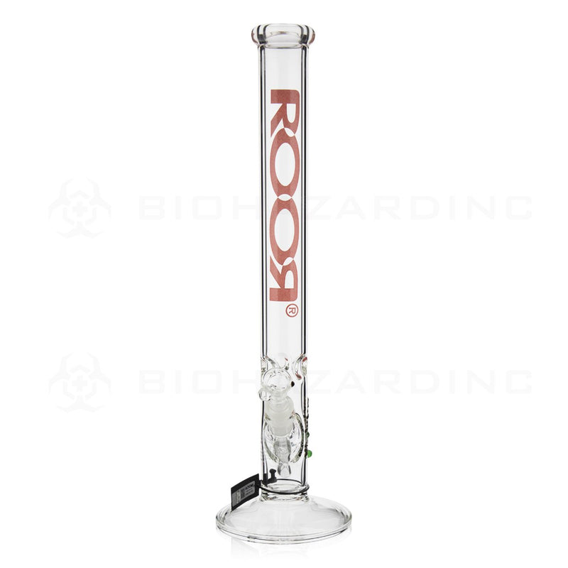 RooR® | 18" 45mm x 5mm Classic Straight Water Pipe | Red Logo