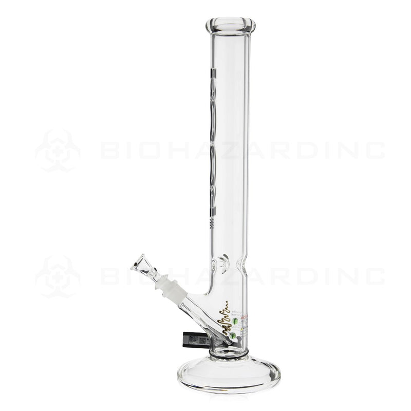 RooR® | 18" 50mm x 5mm Classic Straight Water Pipe | Black & White Logo