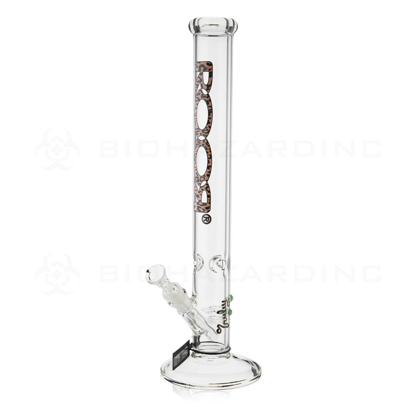 RooR® | 18" 50mm x 5mm Classic Straight Water Pipe | Cheetah Logo