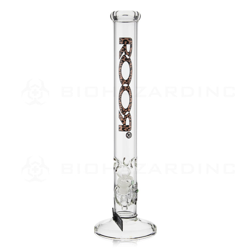 RooR® | 18" 50mm x 5mm Classic Straight Water Pipe | Cheetah Logo