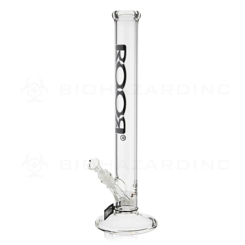 RooR® | 18" 50mm x 5mm Classic Straight Water Pipe | Black & White