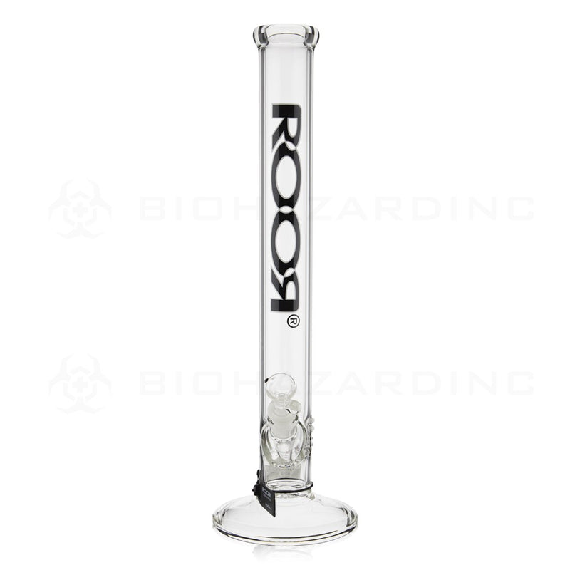 RooR® | 18" 50mm x 5mm Classic Straight Water Pipe | Black & White