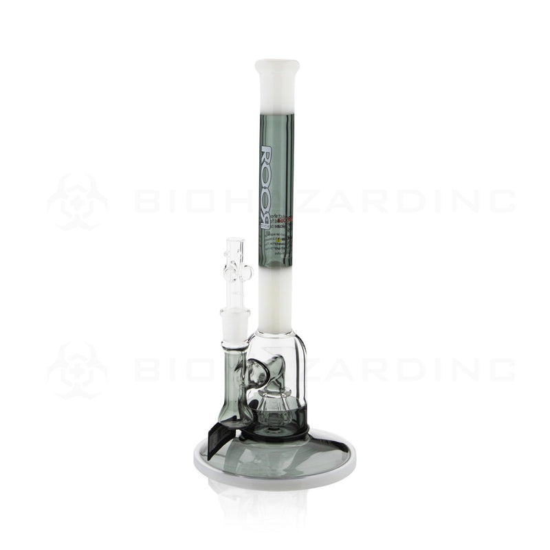 RooR® Tech | 12" Stemless Fixed Slugger Water Pipe | Grey & White, White & Black