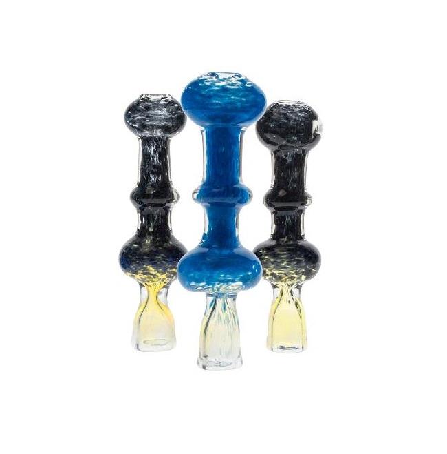 3" to 4" Frit Glass Maria Chillum | Assorted Colors - 10 PK