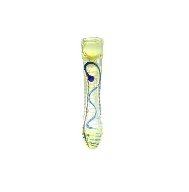 4" Fumed Glass Snake Chillums | 50 ct