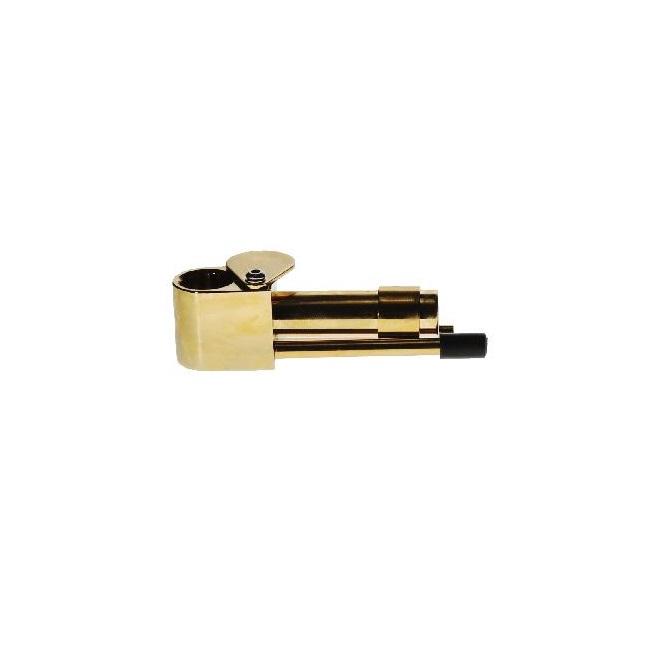 Compact Metal Hand Pipe | Gold