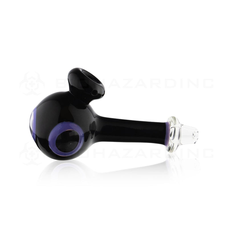 5" Porthole Hand Pipe | Black/Slyme Purple