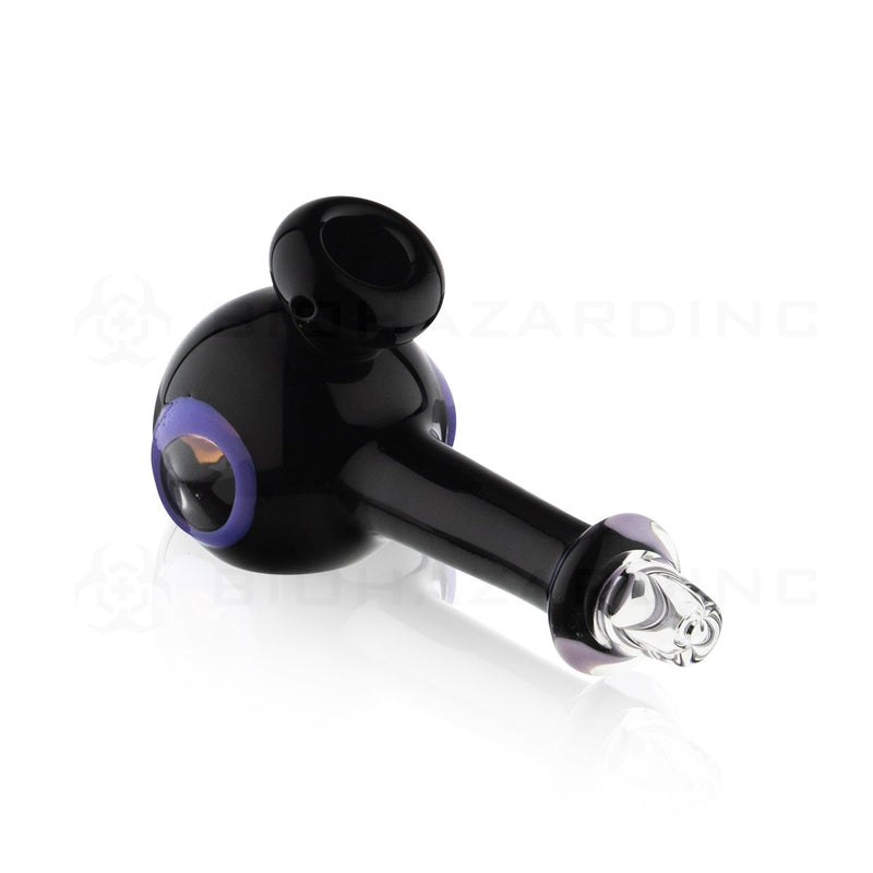 5" Porthole Hand Pipe | Black/Slyme Purple