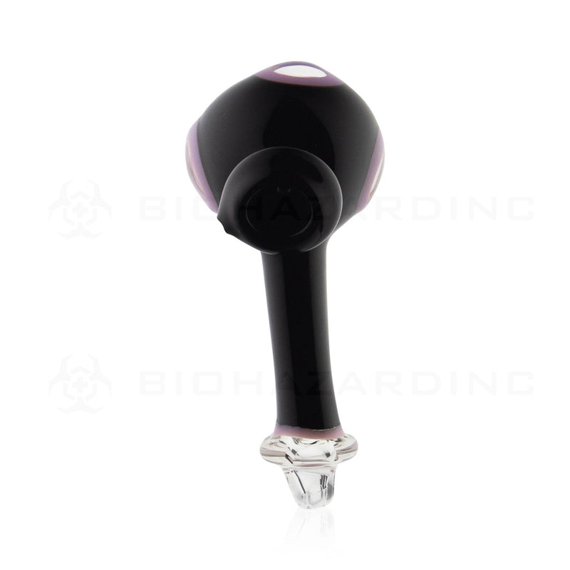 5" Porthole Hand Pipe | Black & Slyme Pink