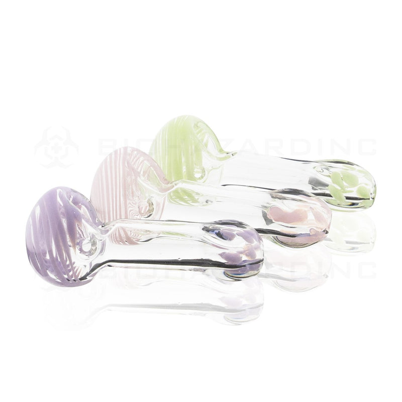 3" Slyme Swirl Hand Pipes | Assorted Colors - 10 Count