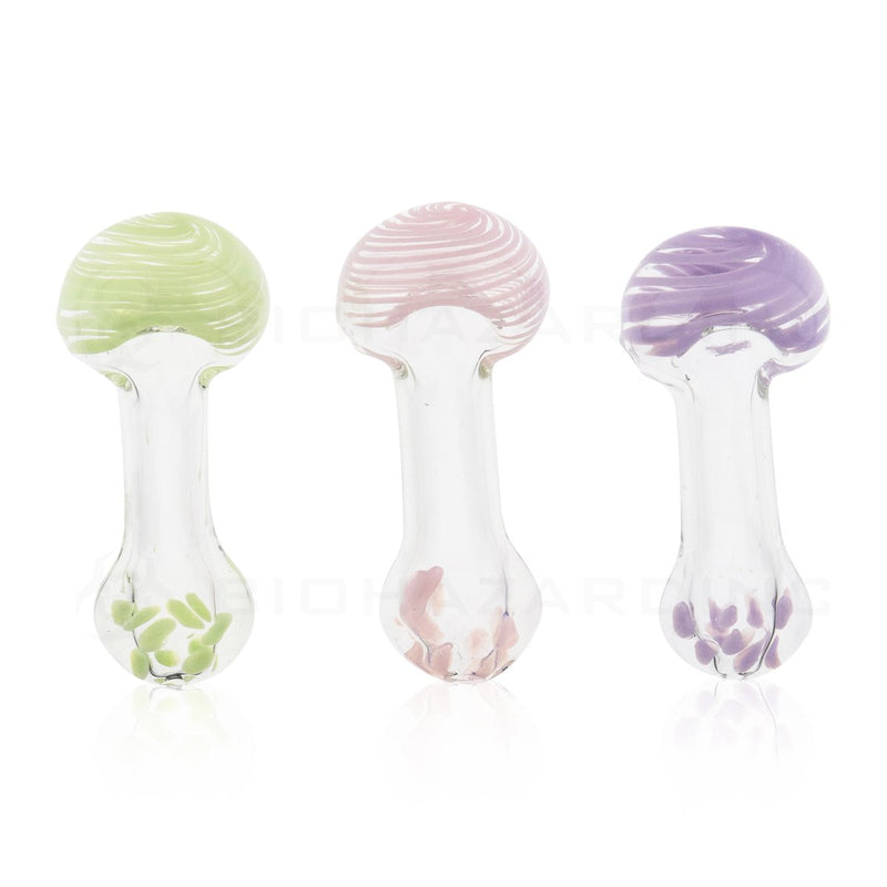 3" Slyme Swirl Hand Pipes | Assorted Colors - 10 Count