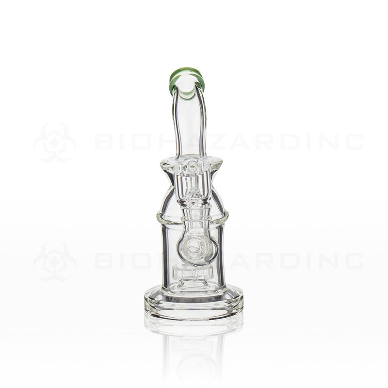 6" Color Trim Showerhead Perc Dab Rig | Assorted