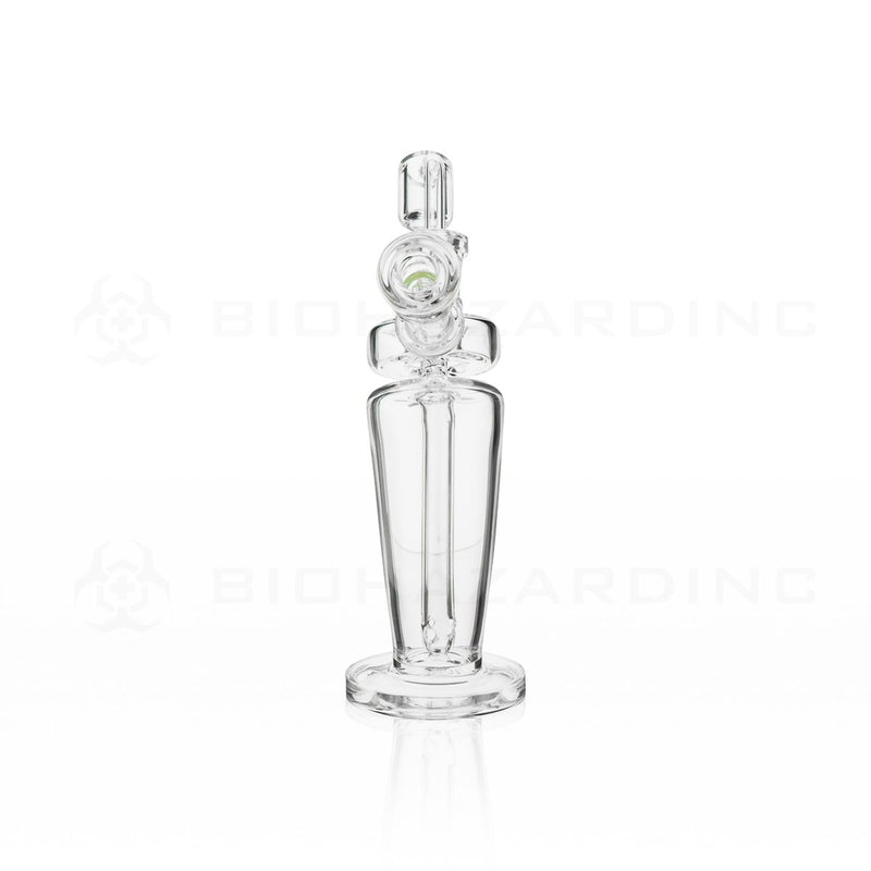 BIO Glass | 8" 5mm Mechanix Bent Dab Rig | Gold Logo