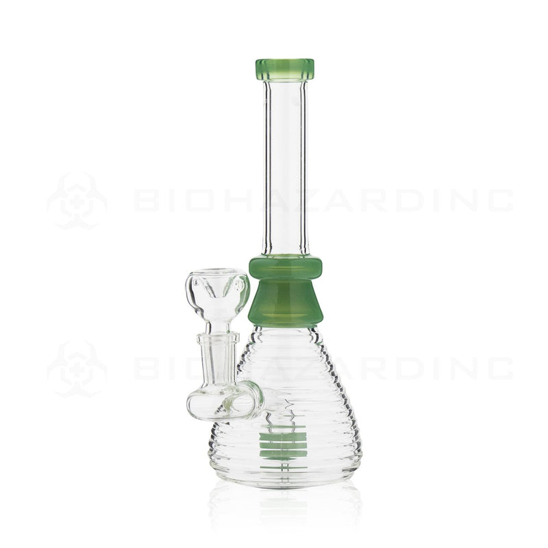 8" Ridged Beaker Water Pipe | Mint