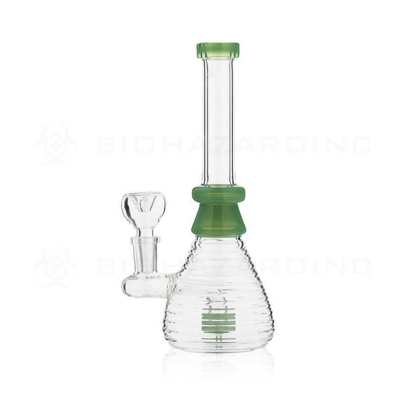 8" Ridged Beaker Water Pipe | Mint