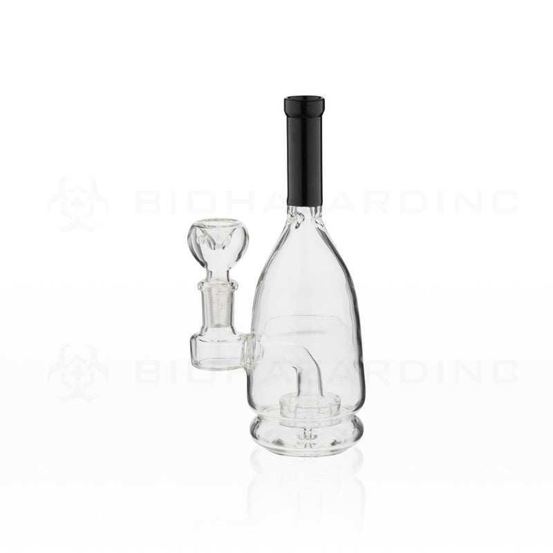 7" Wine Bottle Water Pipe with Showerhead Percolator