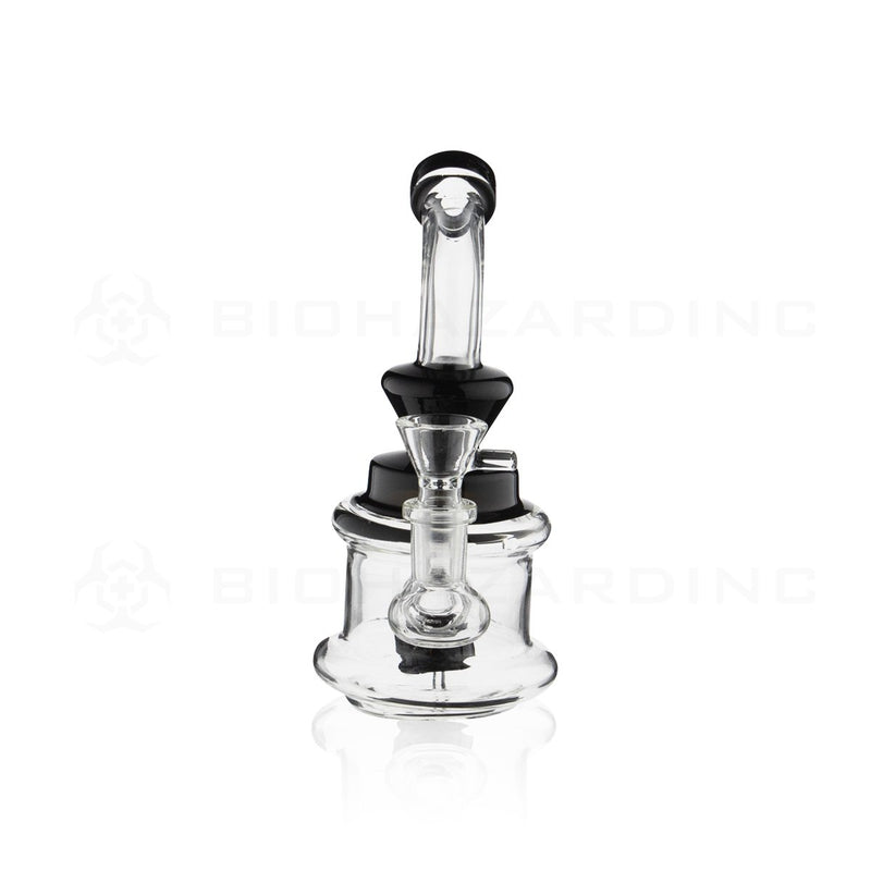 6" Mini Spool Water Pipe | Black