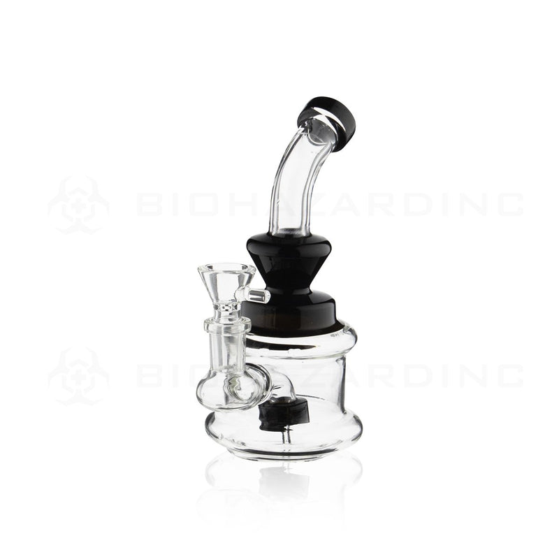 6" Mini Spool Water Pipe | Black