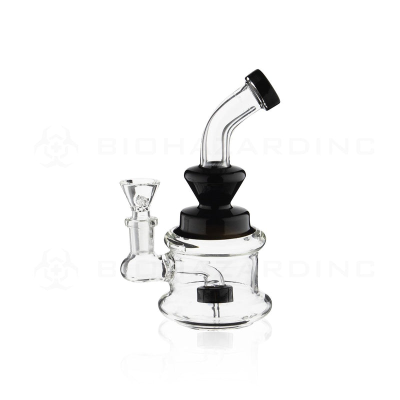 6" Mini Spool Water Pipe | Black