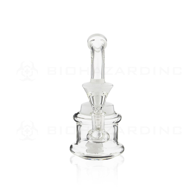 6" Mini Spool Water Pipe | White