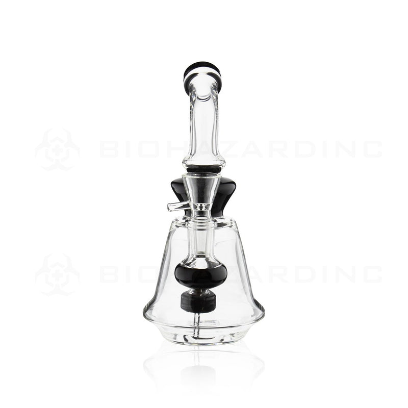 6" Mini Bell Beaker Water Pipe | Black Trim