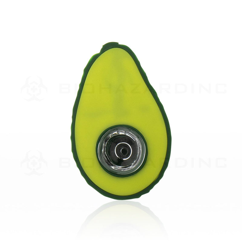 Novelty | 3.5" Half Avocado Silicone Hand Pipe | 5 Pack