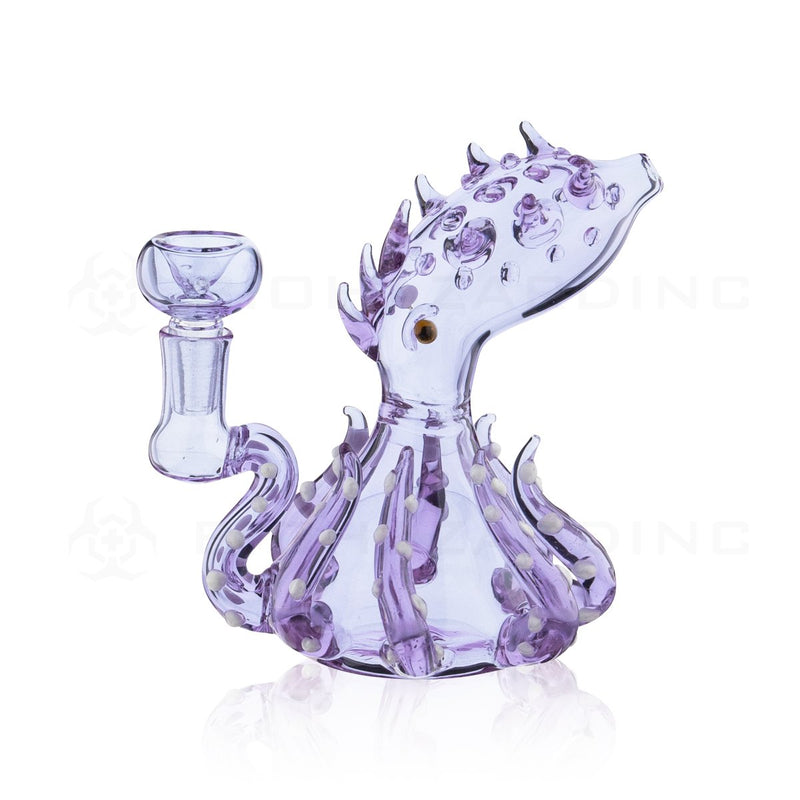 Novelty | 6" Spiked Octopus Water Pipe | Purple