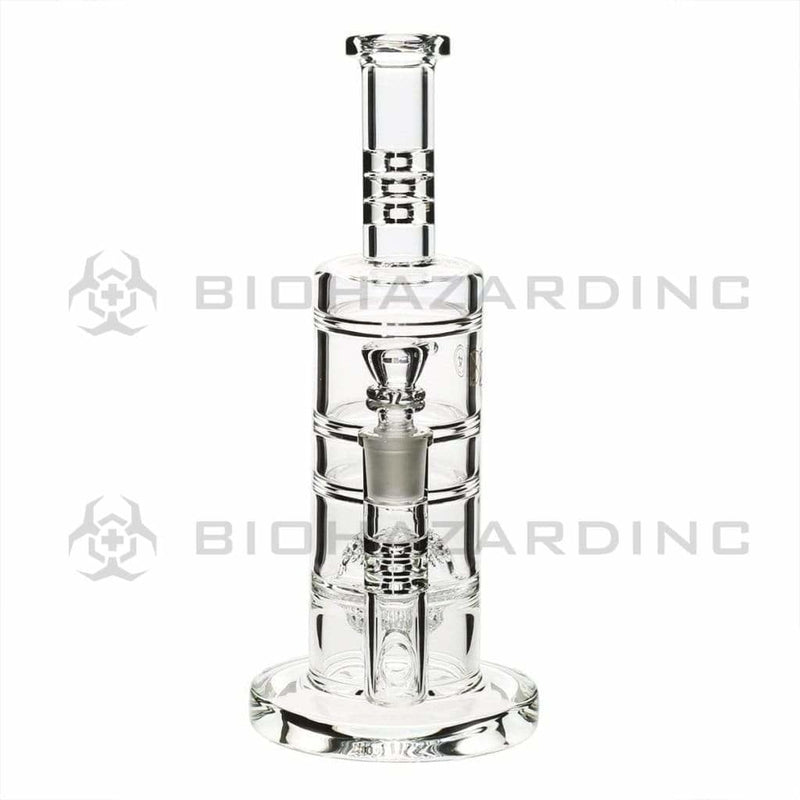 Bio Glass Glass Bong 10" BIO HD Globe Percolator Waterpipe - Gold BIO Logo