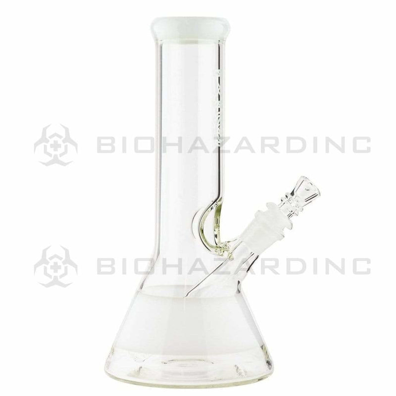 Bio Glass Glass Bong 10" BIO White Stripe 50 X 5 Beaker Waterpipe