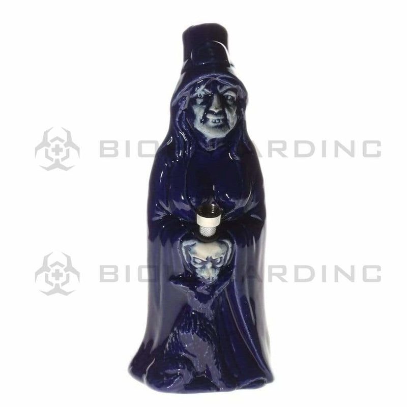 Biohazard Inc Ceramic Bong 10" Old Man Reaper Ceramic Waterpipe