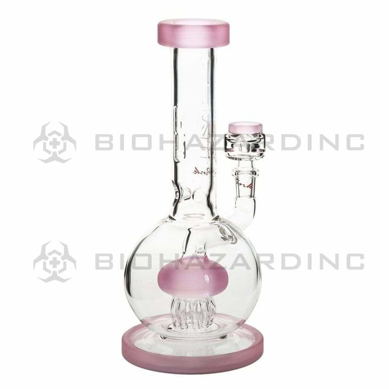 Pure Glass Glass Bong 10" PURE Pink Frost "Zuma" Waterpipe